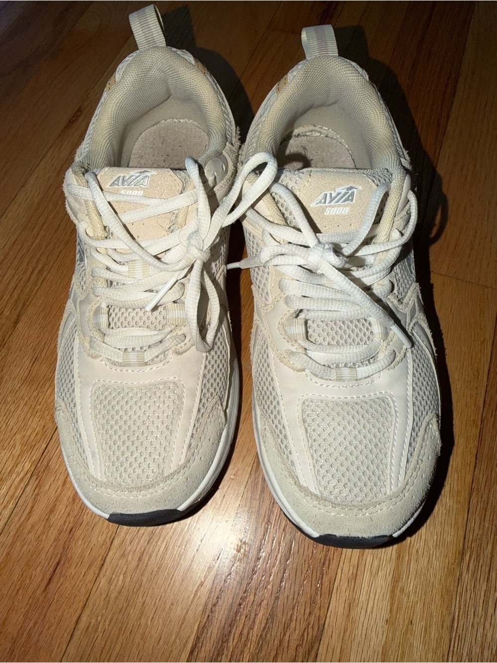 Avia Cream/Off-White Kids' Sneaker Lace-Ups